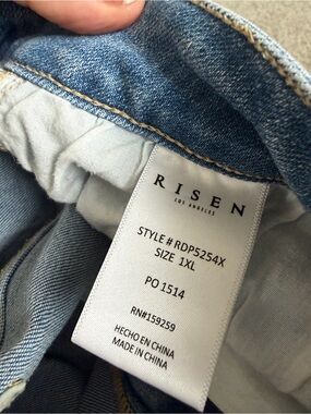 RISEN Light Blue Boot Cut Jeans - Women's